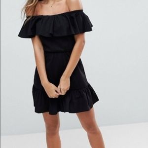 ASOS off the shoulder petite sundress
